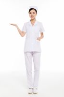 夏裝分體西服領護士服